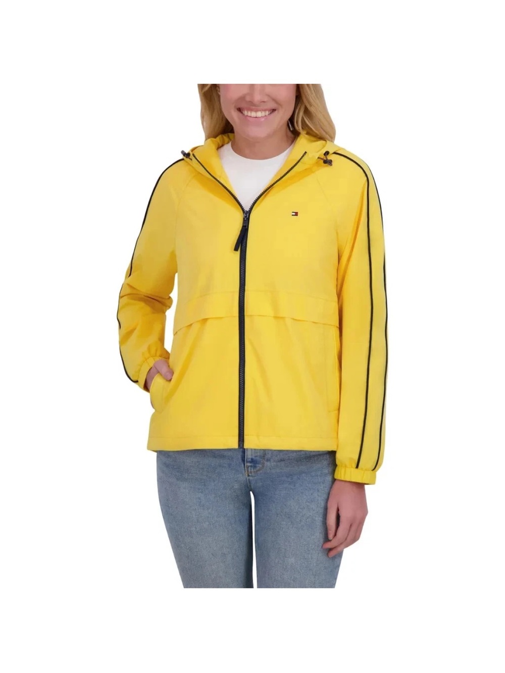 Tommy Hilfiger Women's Windbreaker Jacket Yellow